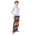 thumbnail image 3 of FORMRS Boys Pajama Pants with Pockets Size 11-12Y Kids Lounge Sleep Bottoms, Yellow Halloween Ghosts, 3 of 8