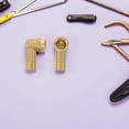 thumbnail image 4 of FELTECHELECTR 2Ud Conector De Codo De Latón Para Manguera Con Rosca Dual Anticorrosión, 4 of 6