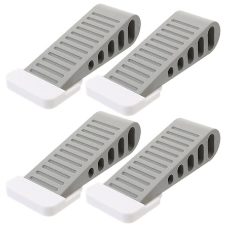 WASHWEPE 4Pcs Round Simple Design Door Stoppers for Home and Office Safety Door