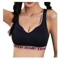 thumbnail image 4 of Sngxgn Women's Workout Sports Bras Fitness Backless Padded Low Impact Bra Yoga Crop Tank Top(A,XXL), 4 of 4