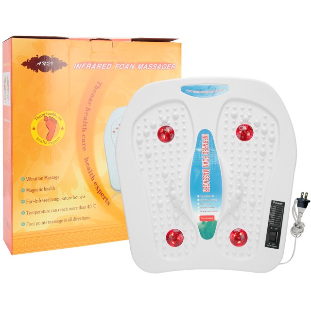 Masajeador De Pies De Relajación, Masaje De Alivio Eléctrico 1000-5000 Veces / Min Masajeador De Pies Inteligente, Para Mujeres Mejora La Circulación Sanguínea Alivia El Dolor ANGGREK Enchufe de EE. UU. 110V