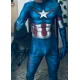 thumbnail image 3 of Disfraz de Capitán América para hombre, disfraz de Halloween para adultos y niños, mono de fiesta de superhéroe Zentai, 3 of 4