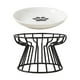 thumbnail image 4 of Comedero elevado para perros y gatos con soporte para todas las razas, tamaño pequeño y mediano. Negro, 4 of 9