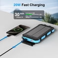 thumbnail image 3 of Cargador solar Power Bank Durecopow 49800 mAh para teléfono y reloj, 3 of 8