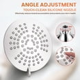 thumbnail image 3 of Wowow Single Handle 5-Spray Tub and Shower Faucet 1.8 GPM with High Pressure Showerhead in Polished Chrome (Valve Included), 3 of 8