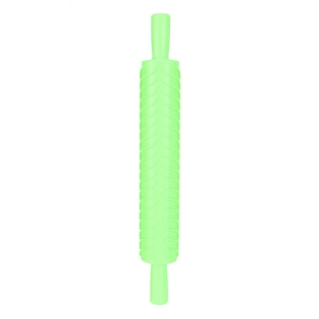

Embossed Rolling Pin Plastic Dough Roller For Fondant Motif De Feuilles