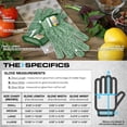 thumbnail image 5 of HLONK Ultra Durable Series Cut Resistant Gloves - Cutting Gloves for Chefs  BBQ and Cooking - Level 5 Protection; Food Grade Safe Cut Proof Gloves - Grey  Medium Size [2-Pack], 5 of 5