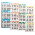 thumbnail image 2 of American Games Bingo Paper Game Cards - 3 cards - 4 sheets - 100 books per pack - 4 Colors, Made in USA, 2 of 2