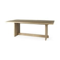 thumbnail image 1 of homeroots kitchen & dining 397609 Light Natural Modern Rustic Wooden Dining Table, 1 of 1