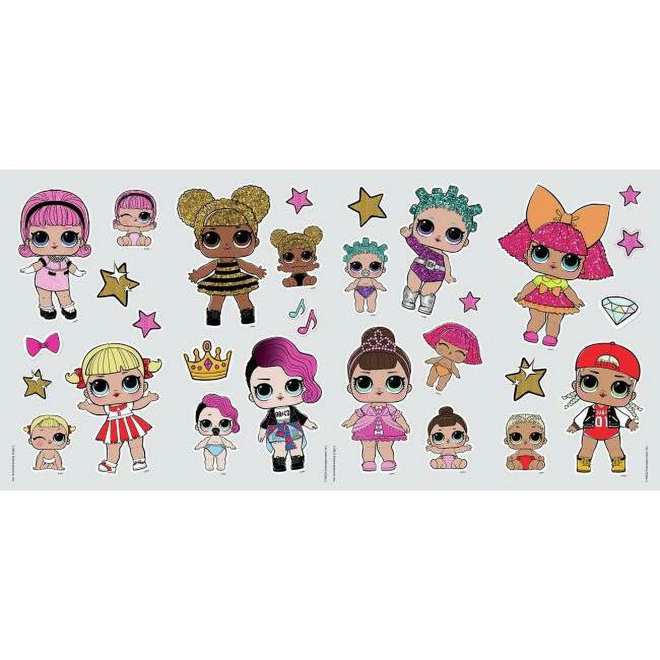 LOL Surprise! Peel and Stick Wall Decals