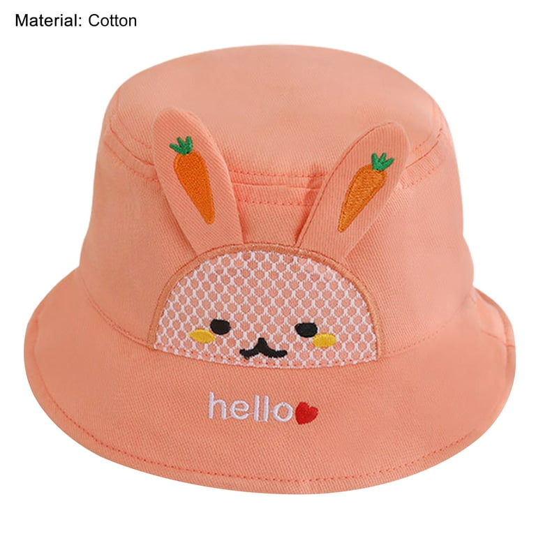 Kids Fisherman Hats, Summer Bucket Sun Hat Soft Comfortable Breathable  Children Toddler Baby Hats 
