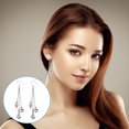 thumbnail image 2 of Silver Rings Fashion Silver-Plated Earrings Female Earrings Long Pendant, 2 of 3