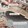thumbnail image 4 of Jolicasa Area Rugs,8'x10'Soft Machine Washable Rugs for Livingroom Bedroom,Low-Pile Non-Slip Carpet,Burgundy, 4 of 5