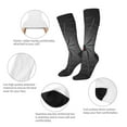 thumbnail image 3 of Naloa Black Spider On Web Thigh High Socks Extra Long Stretchy Sock Women Over Knee High Opaque Stocking Daily Wear, 3 of 6