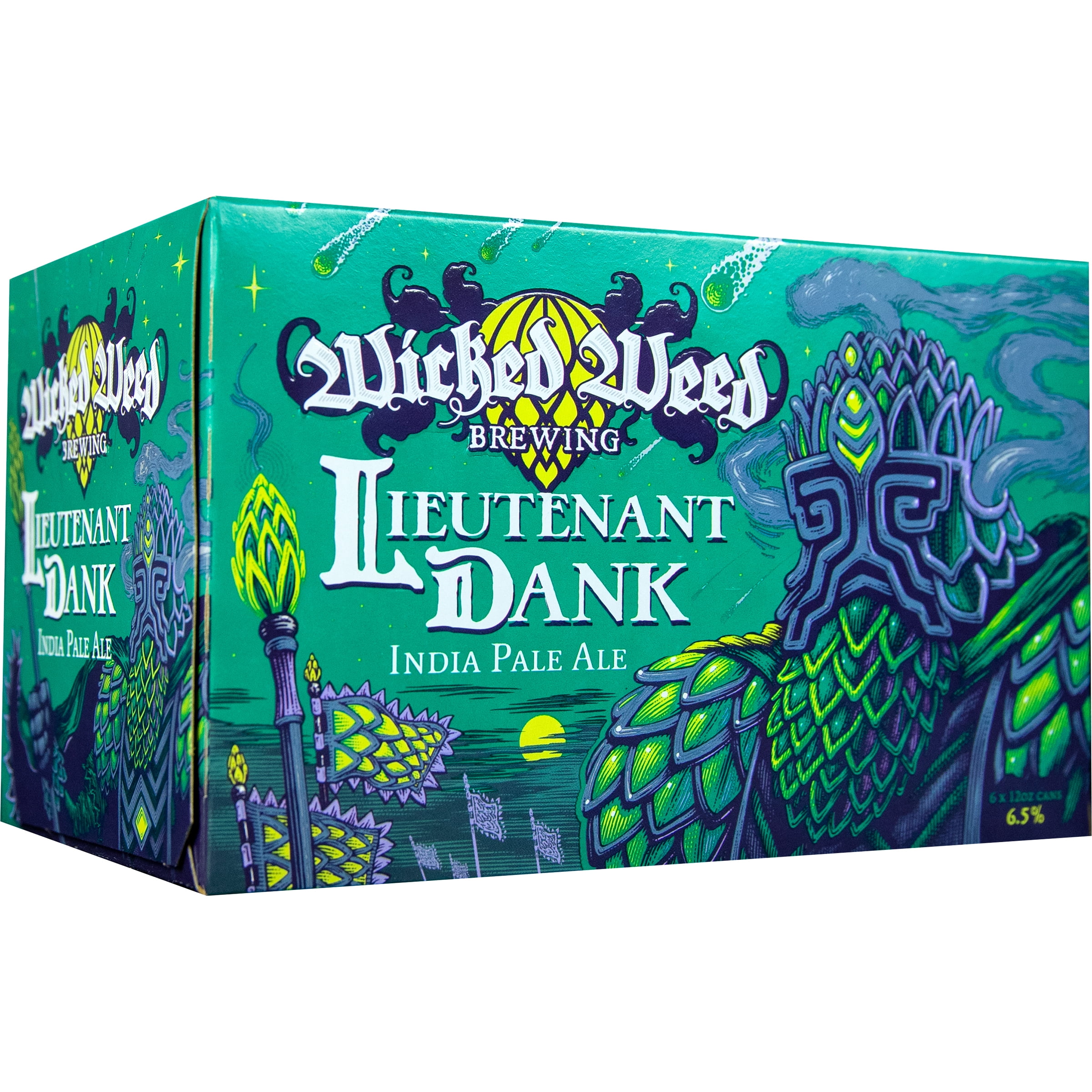 Wicked Weed Brewing Lieutenant Dank, 6Pack, 12 oz. Cans, 6.5 ABV