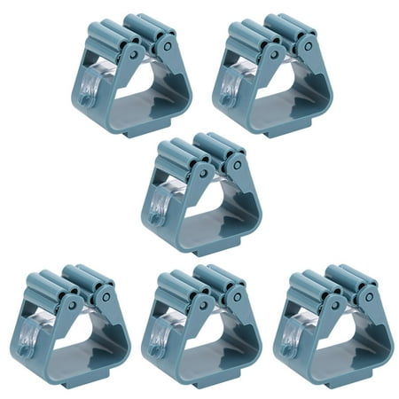 

OTVIAP Mop Rack 7Pcs Hanging Wall Mounted Broom Holder For Bathroom Hanging Mops Grooms Tools