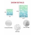 thumbnail image 7 of Teal Blue Ombre Coastal Kitchen Dish Towels for Drying Dishes Set of 4, Sea Nautical Summer Beach Starfish Coral Waffle Weave Microfiber Hand Tea Bathroom Towels Quick Dry & Absorbent Towel 12x12, 7 of 7