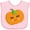 AD-Pink, variant on Inktastic Halloween Pumpkin, Trick or Treat, Smiling Pumpkin Boys or Girls Baby Bib