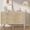 1-wood, variant on Modern 6 Drawer Dresser with Fluted Panel, Accent Chest of Drawers for Bedroom Living Room Nursery Entryway