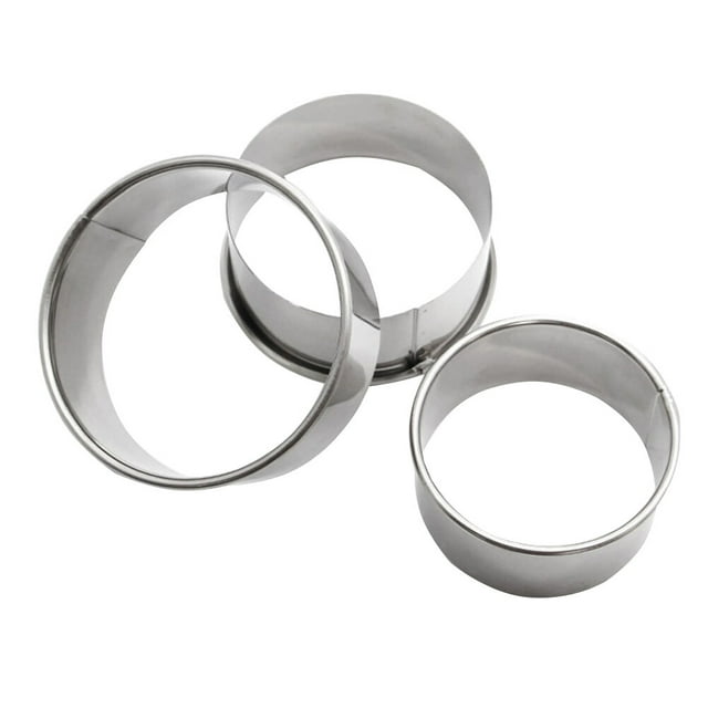 unbranded 3Ud Cortadores De Empanadilla De Acero Inoxidable Para Uso En Cocina