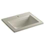 KOHLER K-2337-1-47 Memoirs Stately Drop-in bathroom sink with single faucet hole