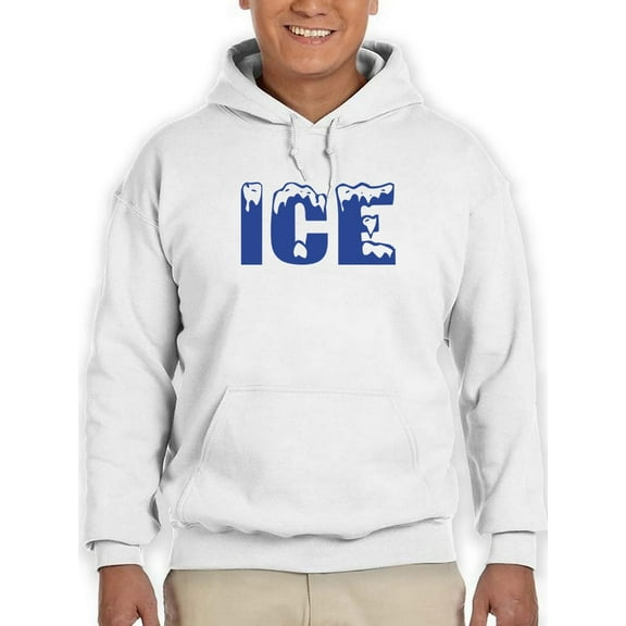Ice Slogan Hoodie Men -GoatDeals Designs, Male XX-Large
