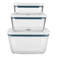 thumbnail image 3 of ZWILLING Fresh & Save S/M/L / 3 Piece Vacuum Box Set, Glass, La-Mer, 3 of 11