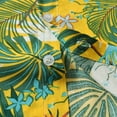 thumbnail image 6 of Kogui Hawaiian Shirt for Kids Baby Boys Summer Short Sleeve Shirt - Dot Button Up with Pocket 3T 4T (Green,3-4 Years), 6 of 7