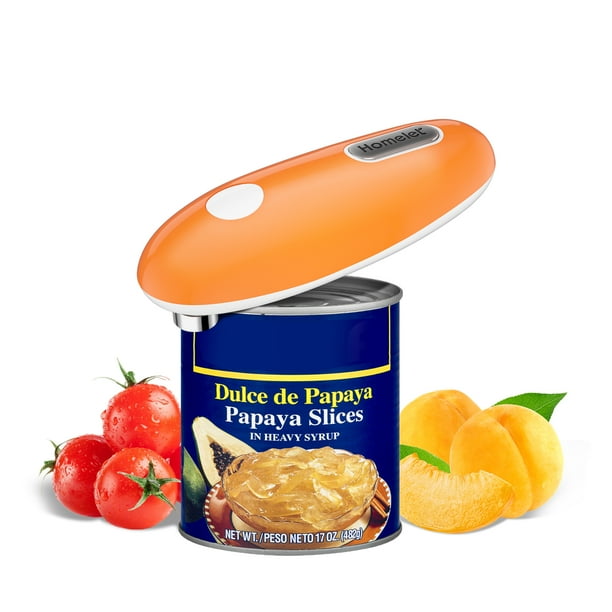 Homelet Electric Can Opener for Kitchen Automatic Can Opener Smooth Edge Switch Can
