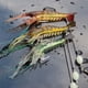 thumbnail image 3 of Pesca 6G 3uds Señuelos blandos luminosos Anzuelos de camarones artificiales Cebos de pesca, 3 of 7