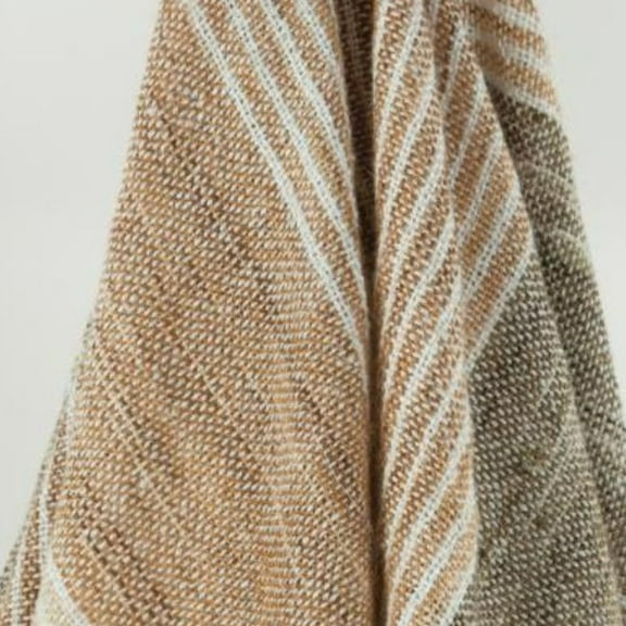 HomeRoots Brown Woven 100% Poly Pet Throw Blanket