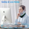 thumbnail image 4 of Ventilador de cuello EYERZ portátil con soporte para el cuello, 5 velocidades, recargable, 4 of 7