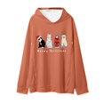 thumbnail image 5 of WEAIXIMIUNG Sweatshirts pour Femmes Sans Capuche Décontracté Maternité Allaitement Confortable Zip Pull-Over Tops Mama's Boobery Pull, 5 of 5