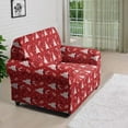 thumbnail image 3 of XYZCANDO Christmas Theme Couch slipcover for 1 Cushion Stretch Club Chair slipcover Washable Furniture Cover Cute Cover for Sofa, 3 of 6