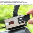 thumbnail image 1 of 12V Motorcycle Dual USB  Adapter Digital Display Universal Waterproof Power Supply For Phone Tablets GPS, 1 of 8