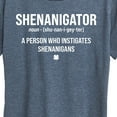 thumbnail image 3 of Instant Message - Shenanigator Definition - Women's Short Sleeve Graphic T-Shirt, 3 of 6