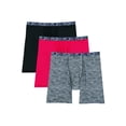 thumbnail image 2 of Hanes Men's X-Temp Stretch Mesh Long Leg Boxer Briefs, 3 Pack, 2 of 4