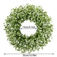thumbnail image 5 of Tkrady Wreaths - 14in UV-Resistant Artificial Hedyotis Wreaths for Front Door - All Season Indoor/Outdoor Door Decorations Hanging, 5 of 5