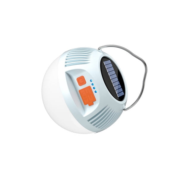 Bearachild Luz USB para exteriores, bombilla impermeable, iluminación colgante, linterna recargable, senderismo, Camping, pesca, ciclismo, Halloween Iluminación y accesorios Azul Bearachild HA074433-01