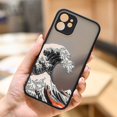 thumbnail image 1 of Funda de teléfono transparente a prueba de golpes para iPhone, carcasa dura mate a la moda para modelos 13, 12, 11, 14 Pro MAX, XS, X, Mini, XR, 7, 8 Plus Fivean unisex, 1 of 2