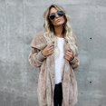 thumbnail image 1 of Women Teddy Bear Fluffy Fleece Hooded Jackets Coat Outwear, 1 of 5