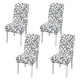 thumbnail image 1 of Fundas elásticas de licra para sillas de comedor, extraíbles y lavables, juego de 4 fundas protectoras para sillas de comedor, 1 of 5