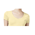 thumbnail image 2 of Tommy Hilfiger Womens Logo V-Neck T-Shirt, 2 of 3