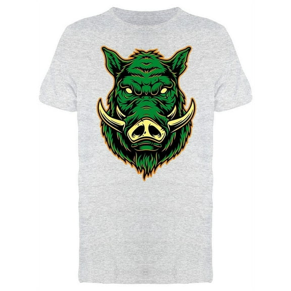 Green Boar T-Shirt Men -Image by Shutterstock, Male XX-Large
