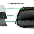 thumbnail image 5 of ZICANCN Laptop Case 13 inch, Moths Leaves Seamless Floral Work Shoulder Messenger Business Bag for Women and Men, 5 of 7