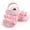 Pink, variant on Hipattires Sandals for Kids Girls Under $5 Black Light up Cute Girls Shoes Solid