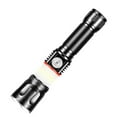 thumbnail image 2 of strola Toys 10000 Lumen Super Bright Rechargeable Flashlight, Zoomable IPX6 Waterproof Aluminum LED Flashlight with 5 Modes & Power Bank for Emergency, Camping, Outdoors, 2 of 9