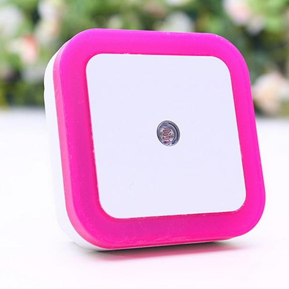 WHAMVOX Red Plugin LED Night Light for Decoration and Lighting with Energy Saving Features, Portable ABS Design