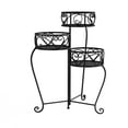 thumbnail image 4 of Pure Garden 3-Tier Indoor or Outdoor Folding Plant Stand (Black), 4 of 8