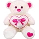 thumbnail image 1 of PELUCHERIA - Oso Rechoncho Blanco Moño Rosa, 1 of 1